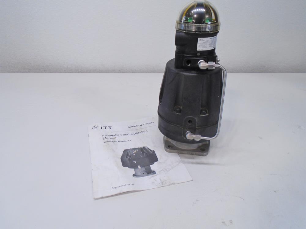 ITT Pure-Flo 2" Diaphragm Actuator 2-N-PN-B217-HW3-LS130 w/ Westlock Switch 99P2